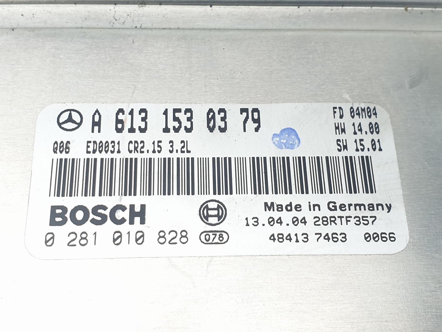 MERCEDES-BENZ S-Class W220 (1998-2005) Moottorin ohjausyksikkö ECU A6131530379,A6131530379 24252106