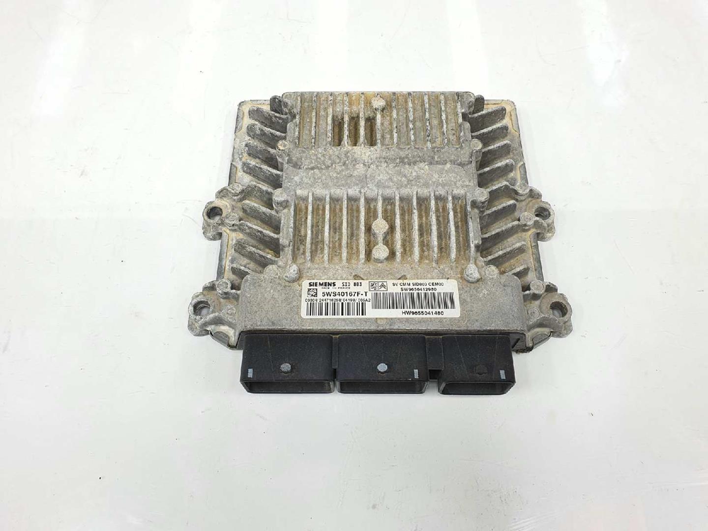 VAUXHALL 407 1 generation (2004-2010) Engine Control Unit ECU 9655041480, 9656412980, 5WS40167F 19732958