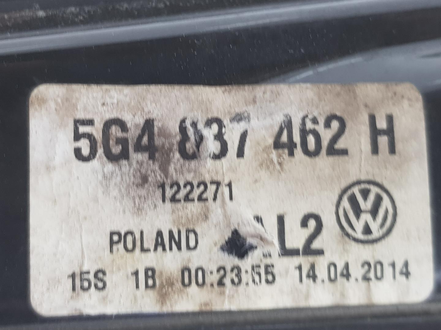 VOLKSWAGEN Variant VII TDI (2014-2024) Priekšējo labo durvju logu pacēlājs 5G4837462H, 5G4837462H, 2222DL 24190124