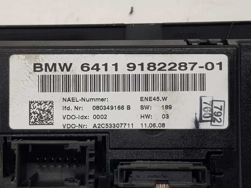 BMW 3 Series E90/E91/E92/E93 (2004-2013) Klimata kontroles modulis 64119182287, A2C53307711, 64119182287 19650445