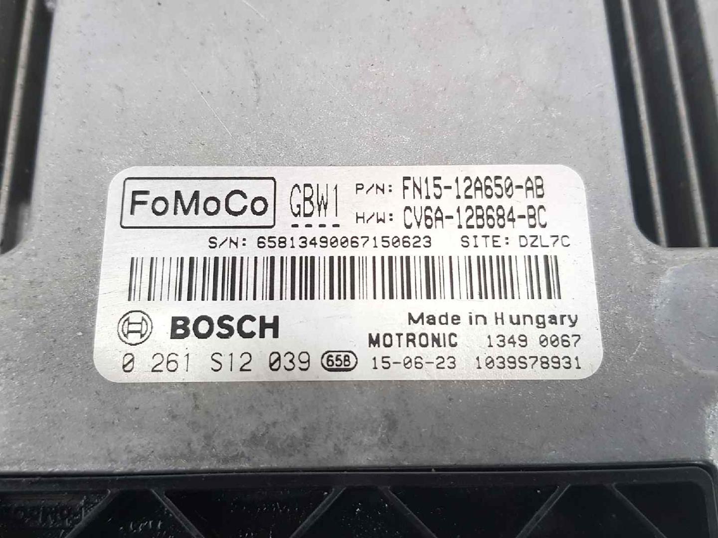 FORD EcoSport 1 generation (2003-2012) Блок управления двигателем FN1512A650AB, 0261S12039, 2013029 24143249