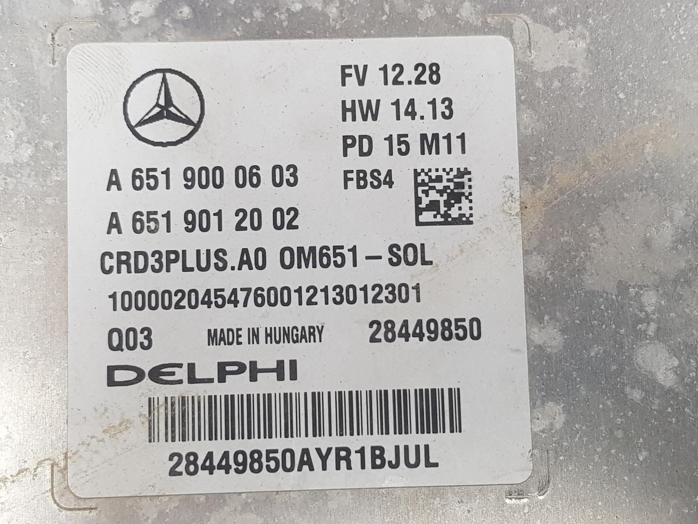 MERCEDES-BENZ C-Class W205/S205/C205 (2014-2023) Блок управления двигателем A6450900048, A6519012002 19777138