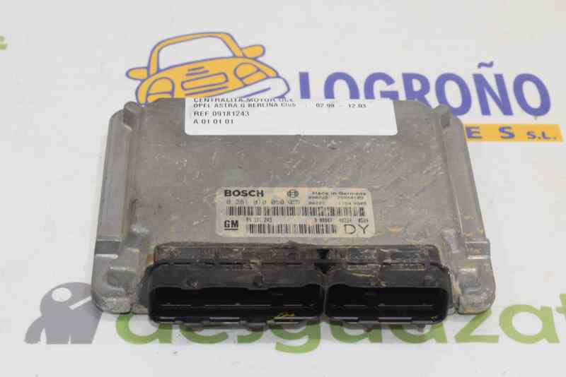 OPEL Astra H (2004-2014) Engine Control Unit ECU 09181243 19558141