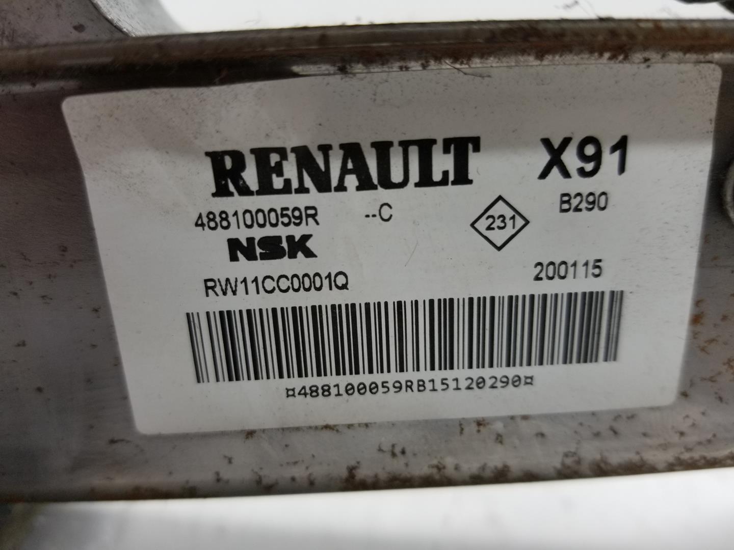 RENAULT Laguna 3 generation (2007-2015) Рулевой механизм 488100059R, 488100059R 19933437