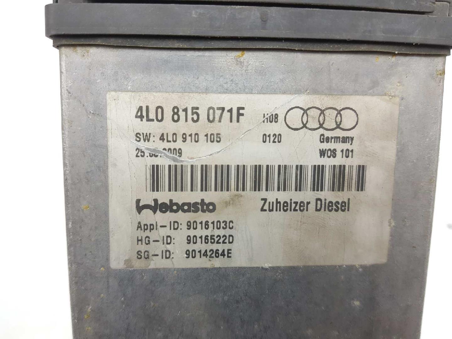 AUDI Q7 4L (2005-2015) Autonomā apsilde Webasto 4L0815071F, 4L0815071F 19733273