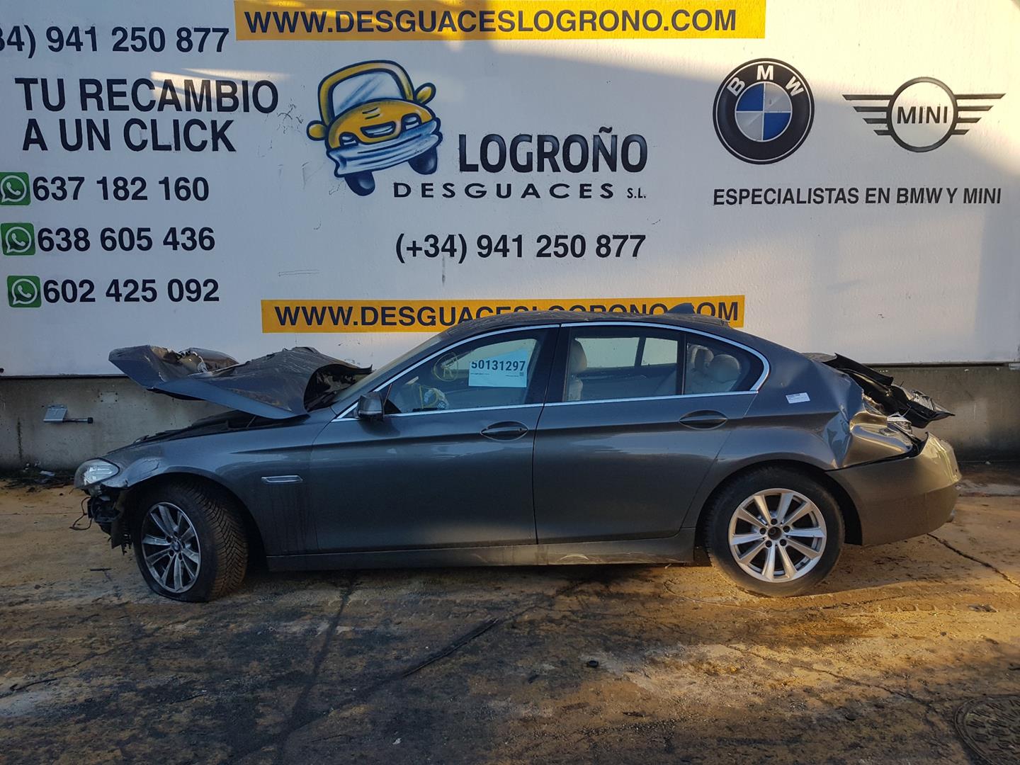 BMW 5 Series F10/F11 (2009-2017) Front Left Door Window Regulator 51337182131, 51337182131 19774832