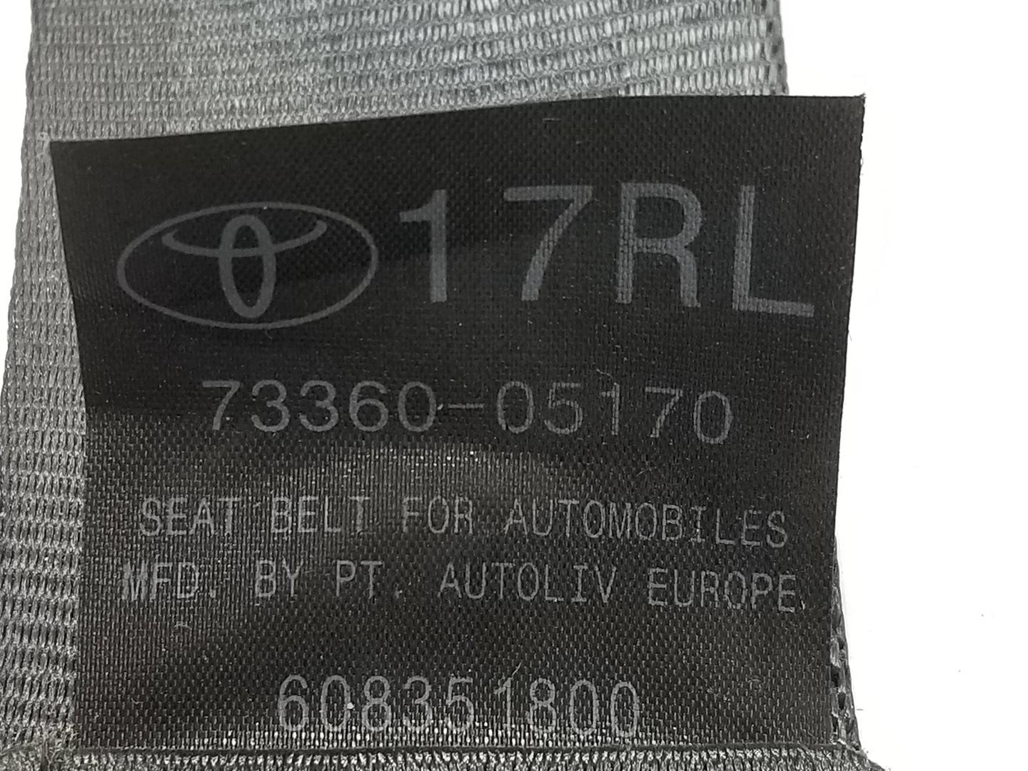 TOYOTA Avensis T27 Rear Right Seatbelt 7336005170, 609311300B, 7336005170C0 19701873