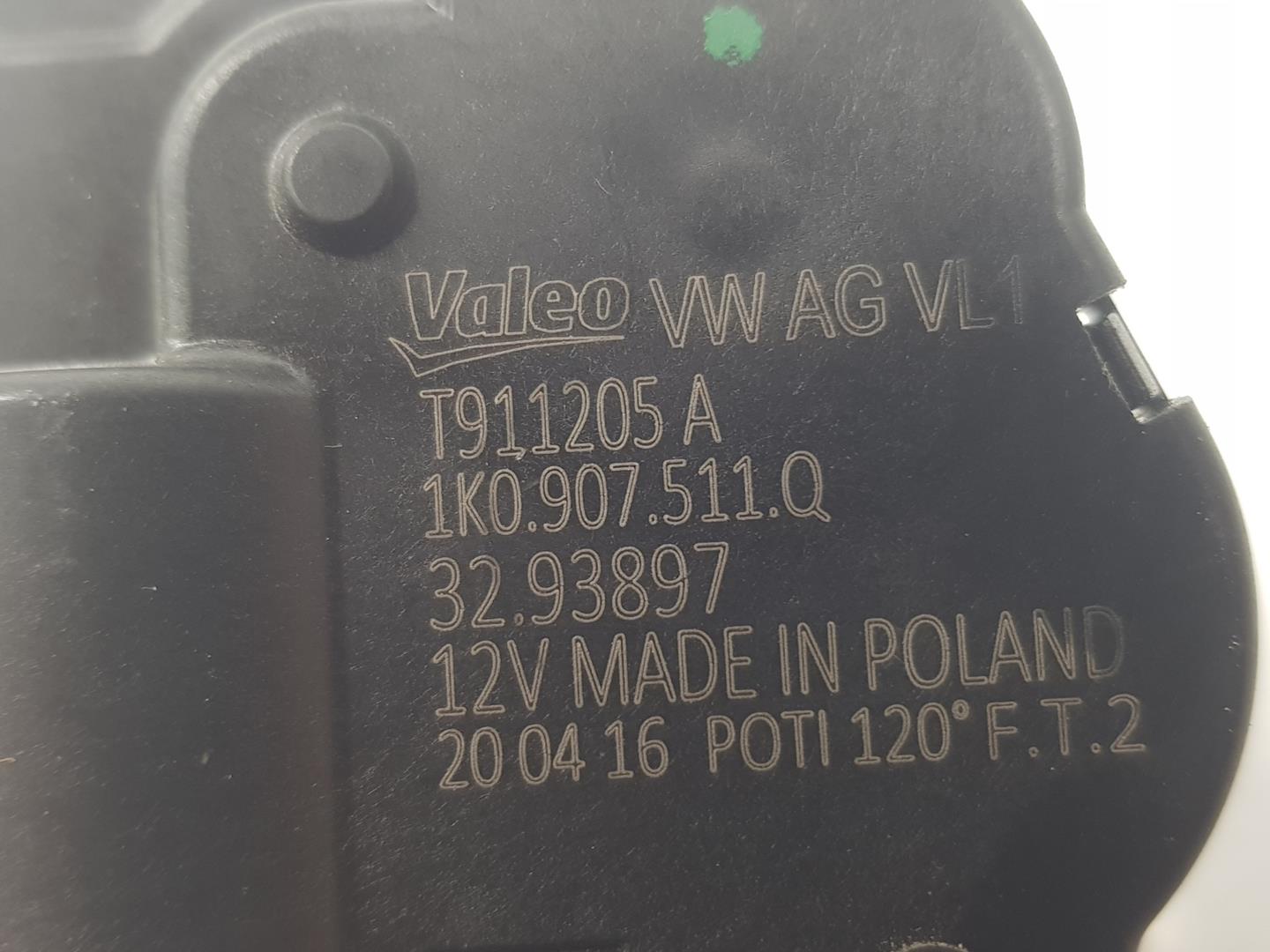 SKODA Yeti 1 generation (2009-2018) Air Conditioner Air Flow Valve Motor 1K0907511Q, 1K0907511Q 24231731