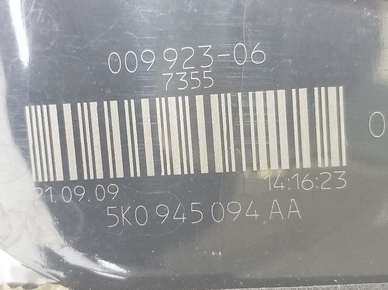 VOLKSWAGEN Golf 6 generation (2008-2015) Фонарь крышки багажника правый 5K0945094AA, 009923-06, NEGRO 19752005