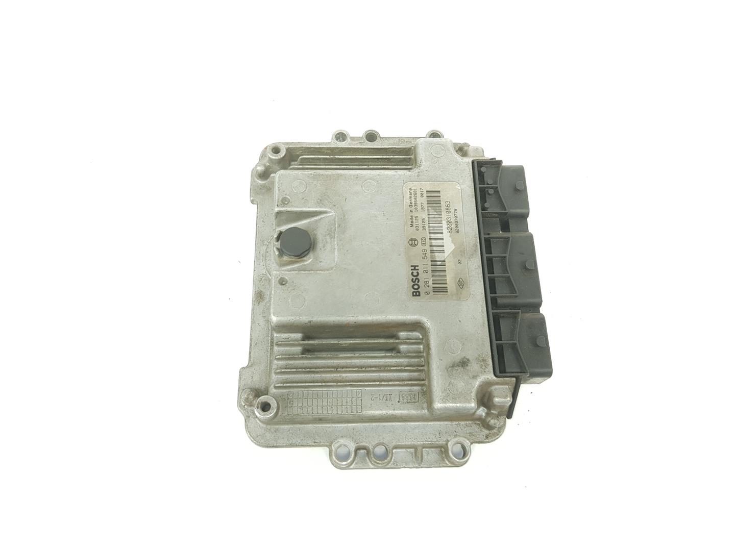 RENAULT Megane 2 generation (2002-2012) Engine Control Unit ECU 8200310863,0281011549,2222DL 19808270