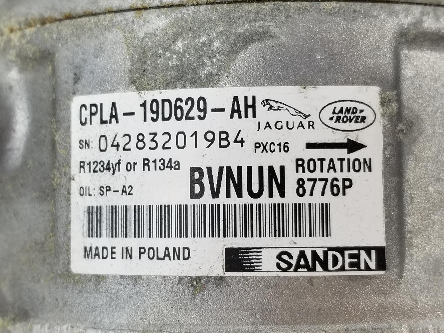 LAND ROVER Range Rover 2 generation (1994-2002) Air Condition Pump CPLA19D629AH,CPLA19D629AH 19937680