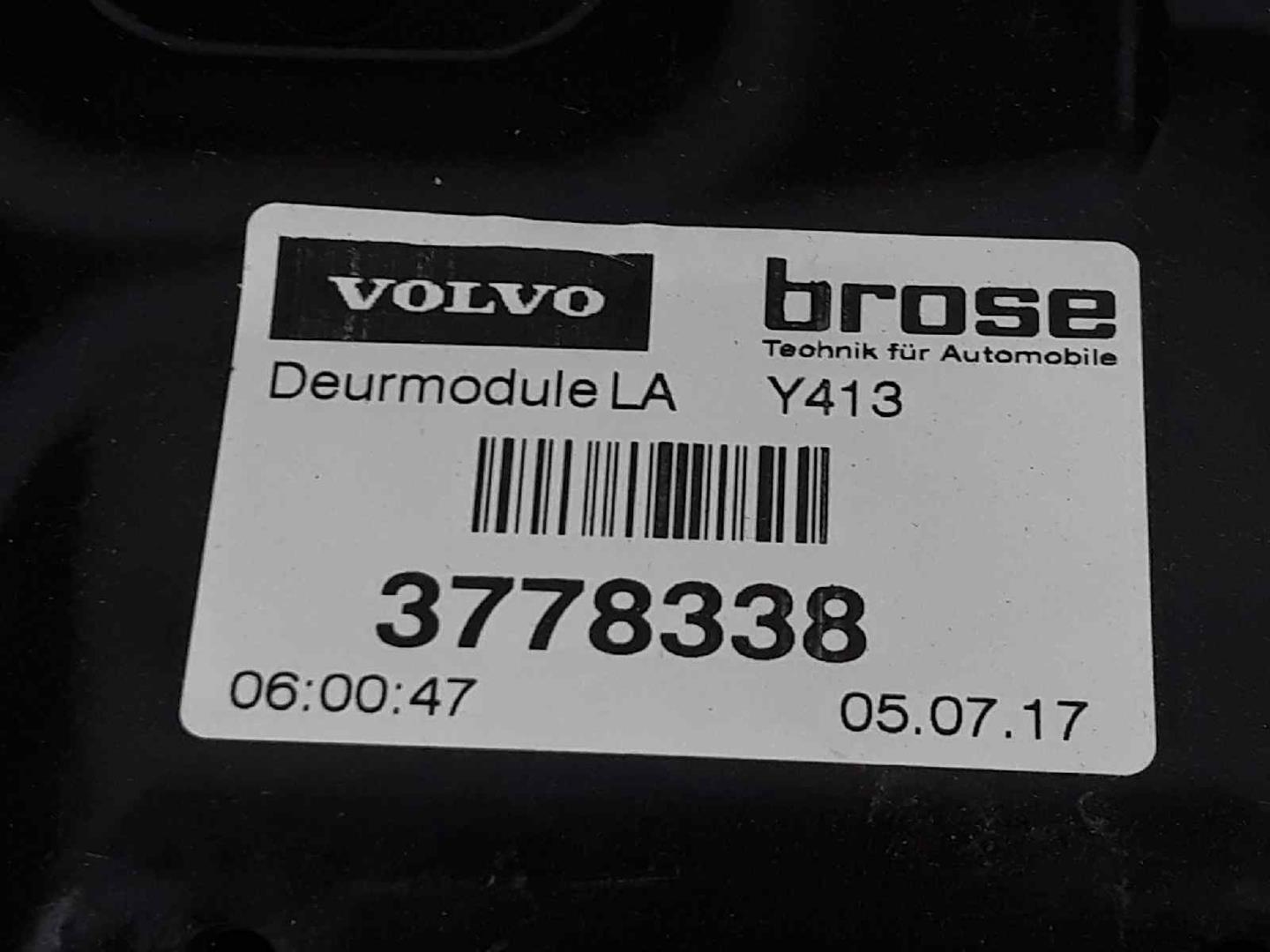 VOLVO XC60 1 generation (2008-2017) Стеклоподъемник задней левой двери 30791019, 30791019 24064850