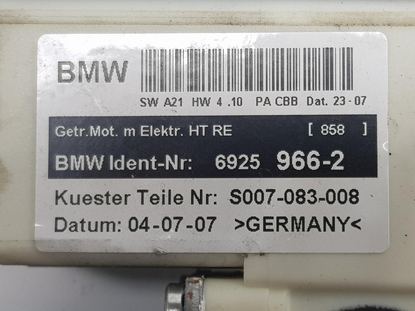 BMW X3 E83 (2003-2010) Маторчик стеклоподъемника задней правой двери 6925966, 67626925966 23753625