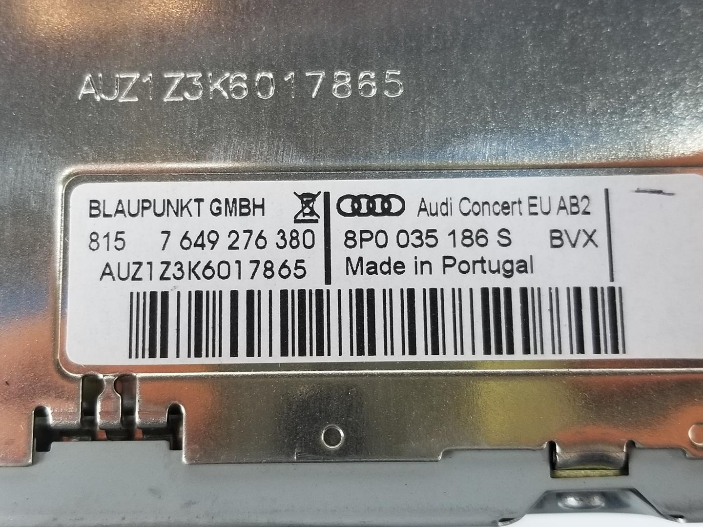 AUDI A2 8Z (1999-2005) Music Player Without GPS 8P0035186S, 8P0035186S 19931619
