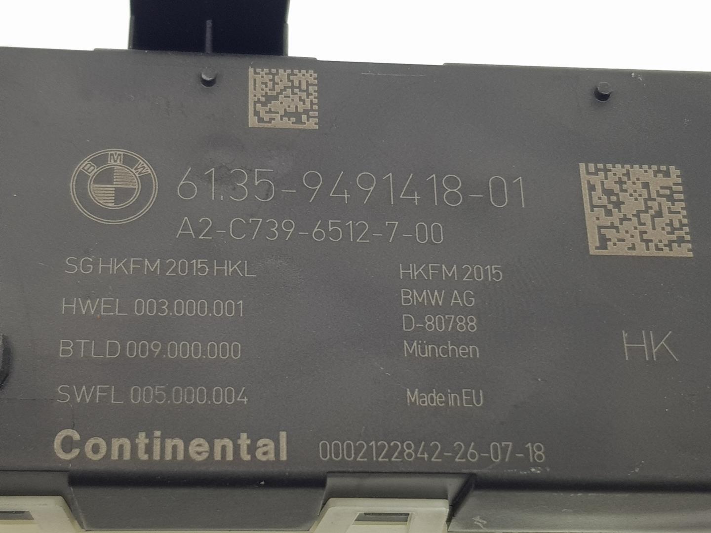 BMW X4 F26 (2014-2018) Andre kontrolenheder 61359491418, 9451484 24700063