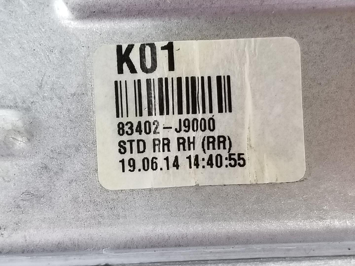 HYUNDAI Kona 1 generation (2017-2024) Regulator de geam ușă dreapta spate 83402J9000, 82450J9000, 1141CB 24156418