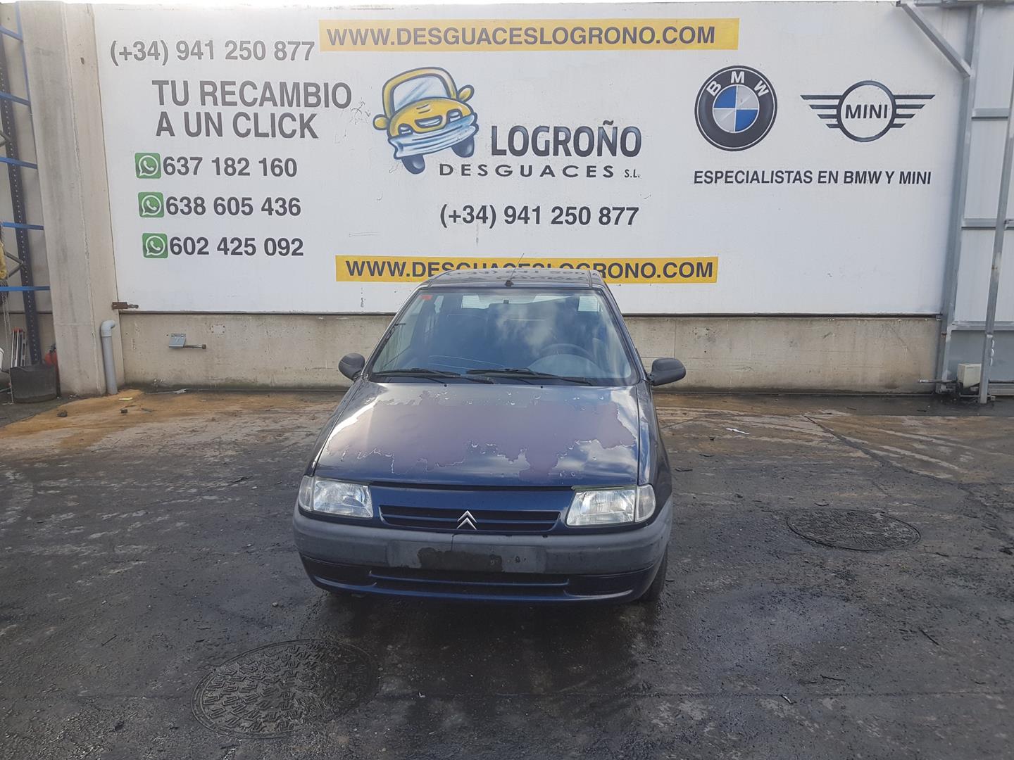 CITROËN Saxo 2 generation (1996-2004) Front Bumper 7401Y5,7401Y5,COLORAZUL 19861736