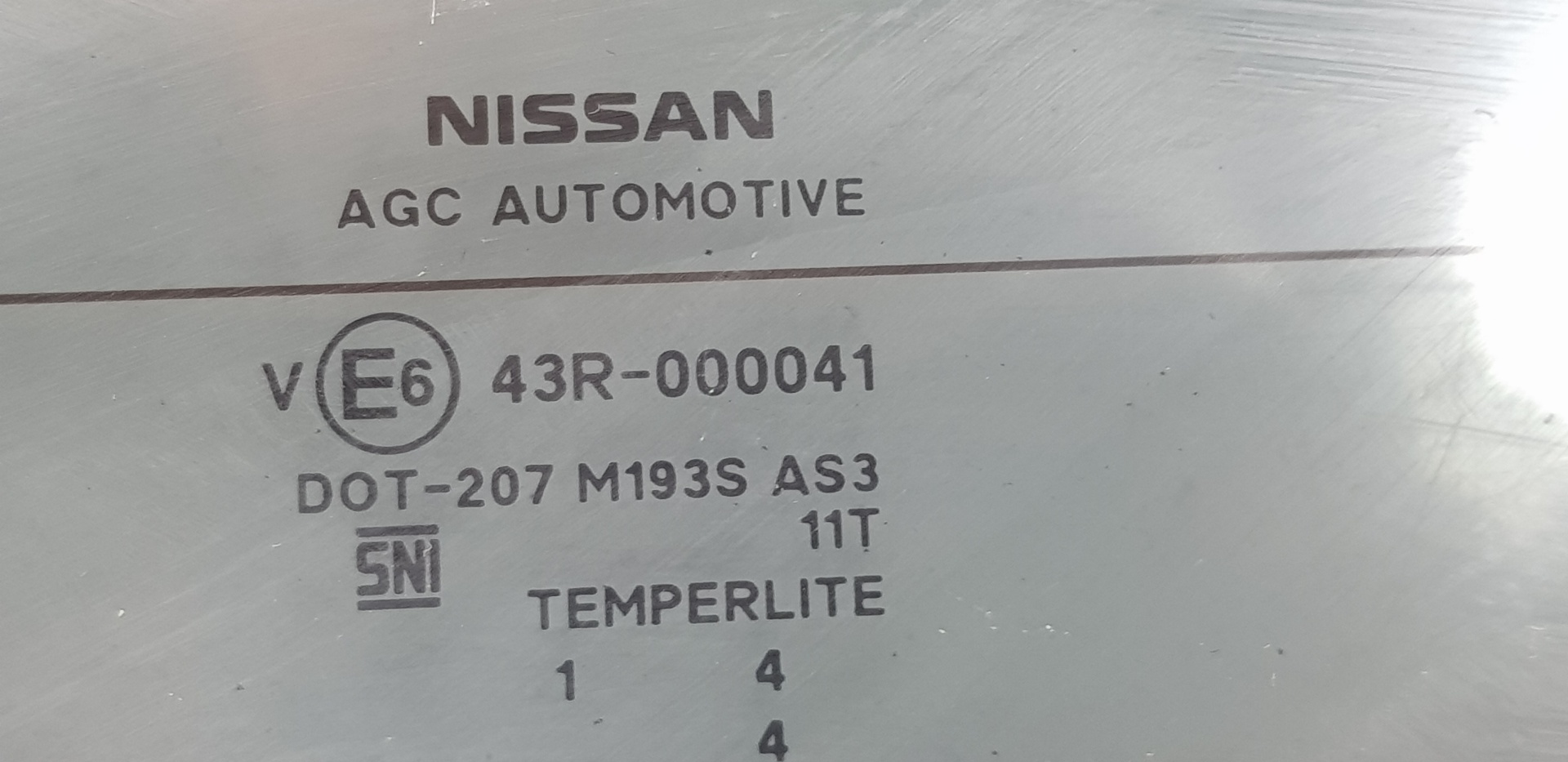 NISSAN NP300 1 generation (2008-2015) Aizmugurējais stikls 797004JU1B, 797004JU1B 24163430
