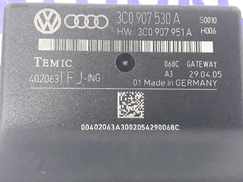 VOLKSWAGEN Passat B6 (2005-2010) Komfort vezérlőegység 3C0907530A,TEMIC402063TFJ-ING 19571195