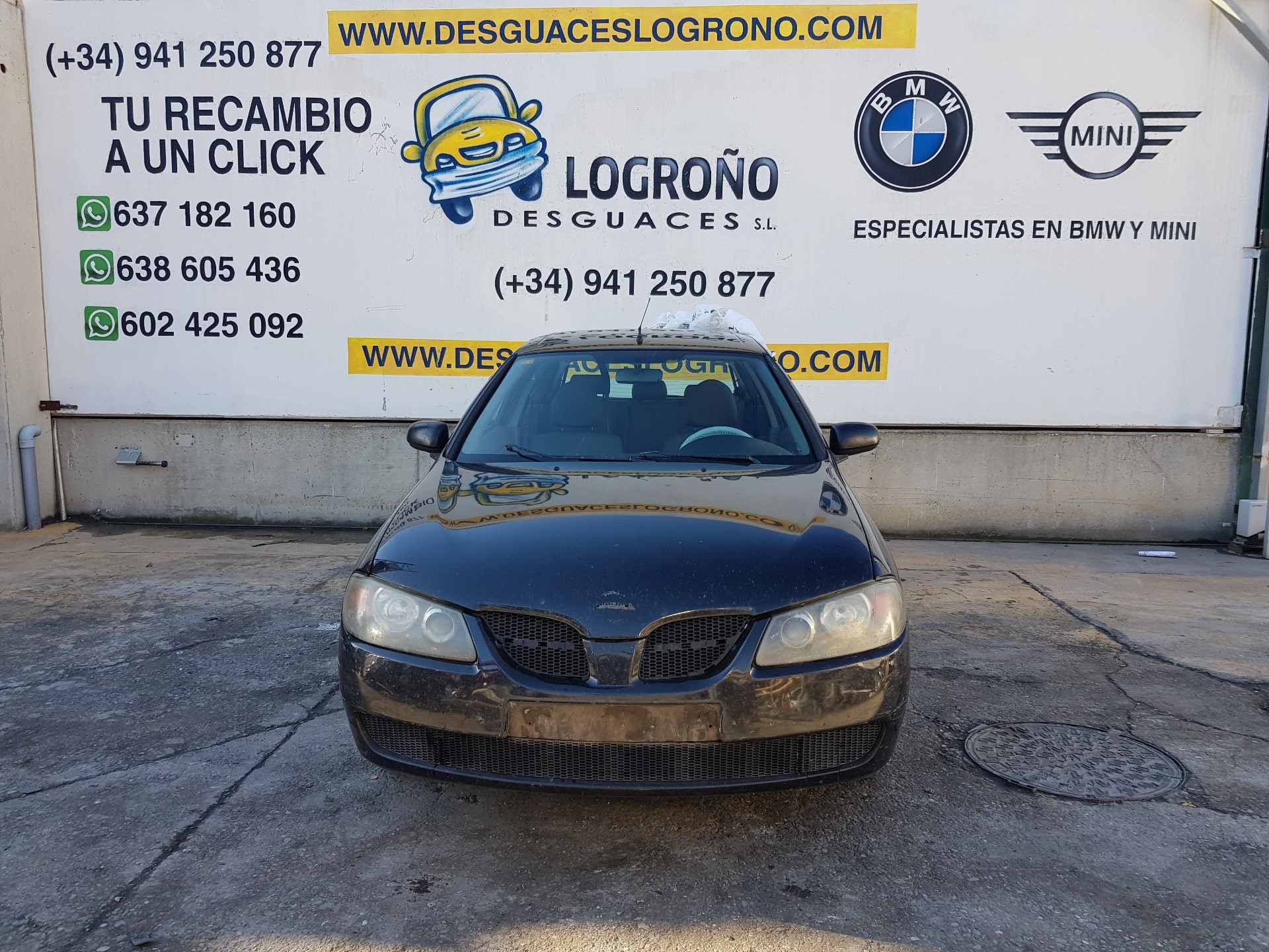 NISSAN Almera N16 (2000-2006) Крыло переднее левое 63101BN730,63101BN730,COLORNEGROZ11 24233679