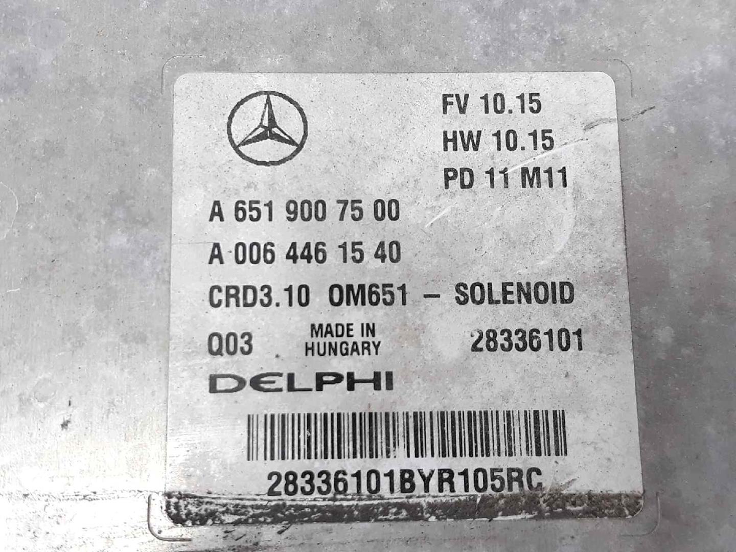 MERCEDES-BENZ C-Class W204/S204/C204 (2004-2015) Engine Control Unit ECU A6519007500, 6519007500 19654577