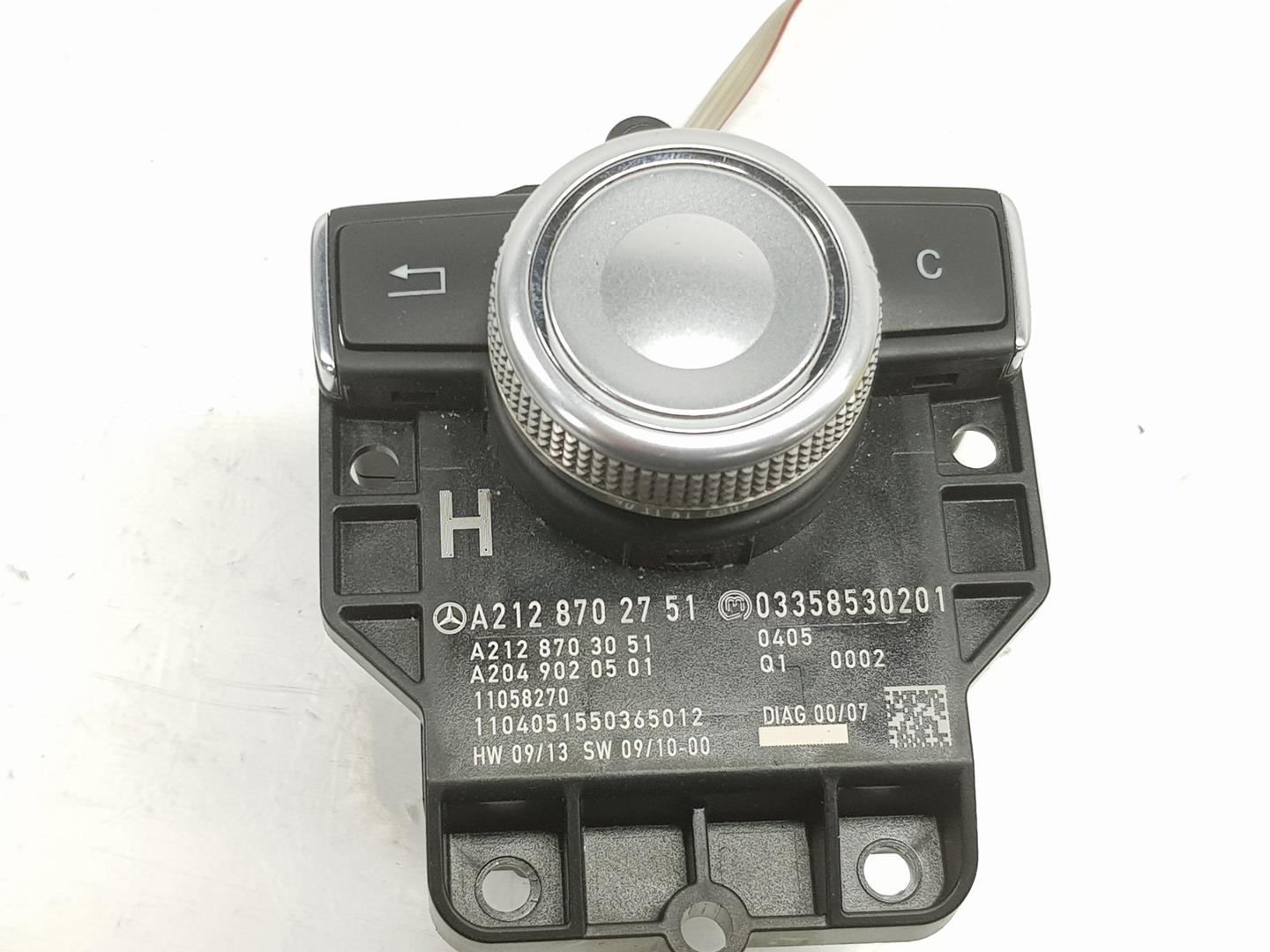 MERCEDES-BENZ E-Class W212/S212/C207/A207 (2009-2016) Rotiță de control al navigației A2128702751, A2128702751 19929286