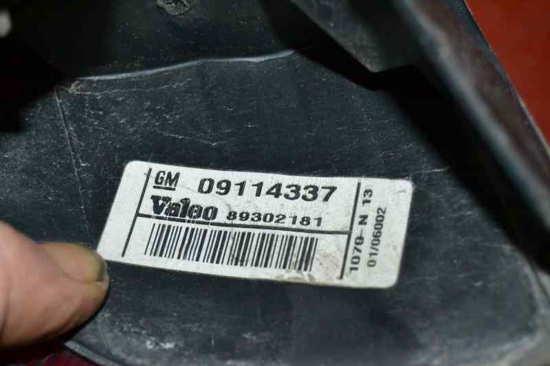 OPEL Corsa C (2000-2006) Фонарь задний правый 5PUERTAS,09114337,89302181 19871433