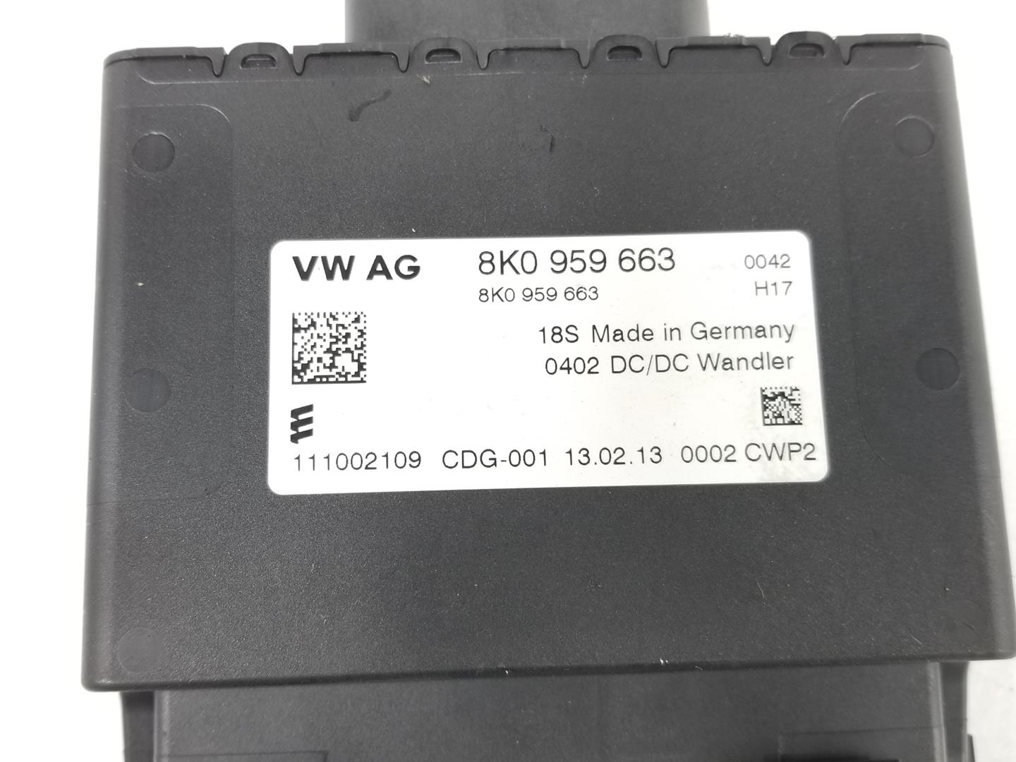 AUDI A4 B8/8K (2011-2016) Autres unités de contrôle 8K0959663, 8K0959663 19926981