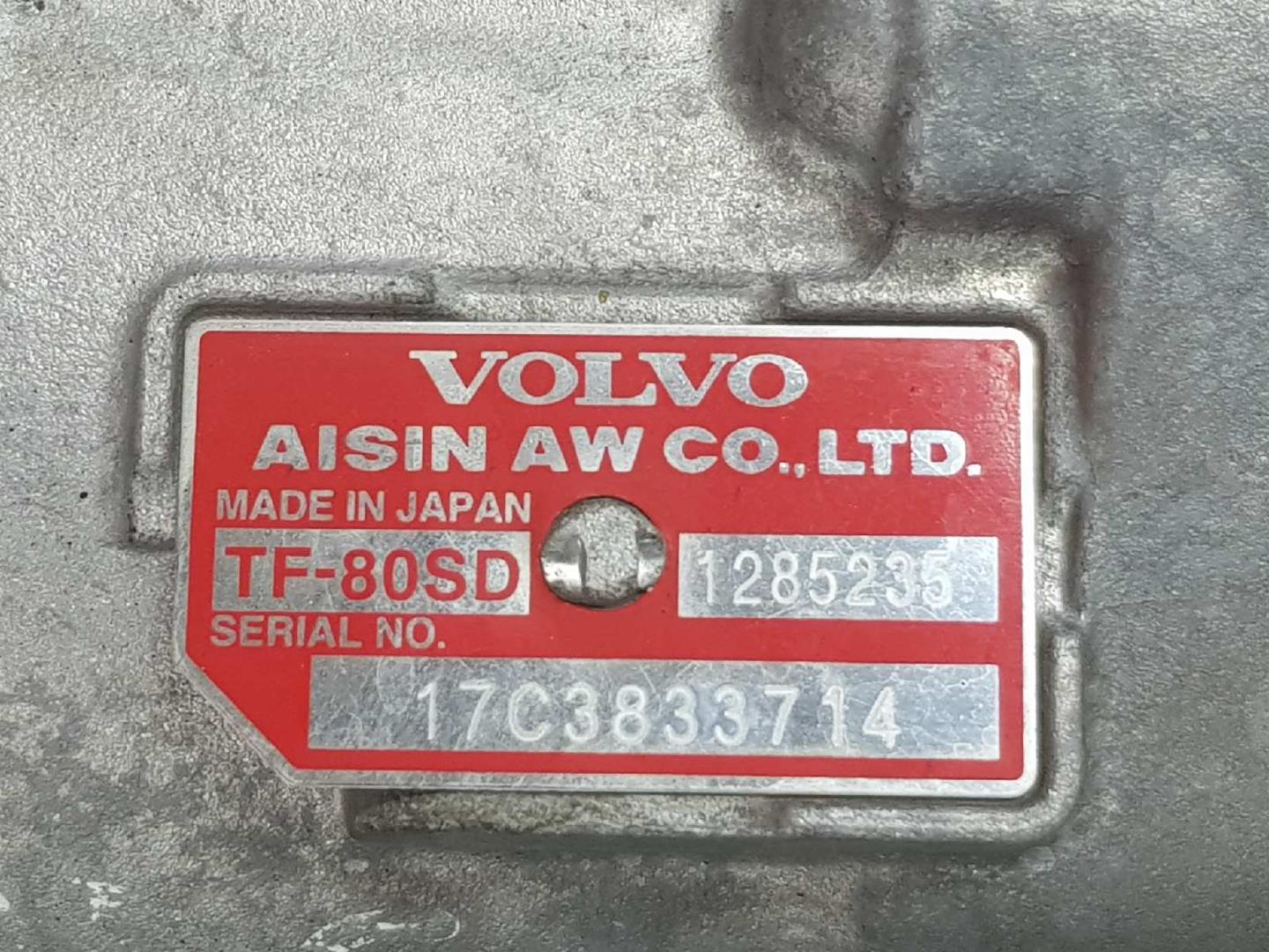 VOLVO XC60 1 generation (2008-2017) Коробка передач TF80SD, 36050753 19698651