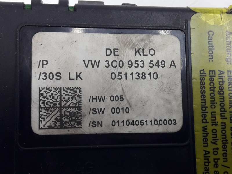 VOLKSWAGEN Passat B6 (2005-2010) Calculateur de direction assistée 3C0953549A, 05113810 19884547