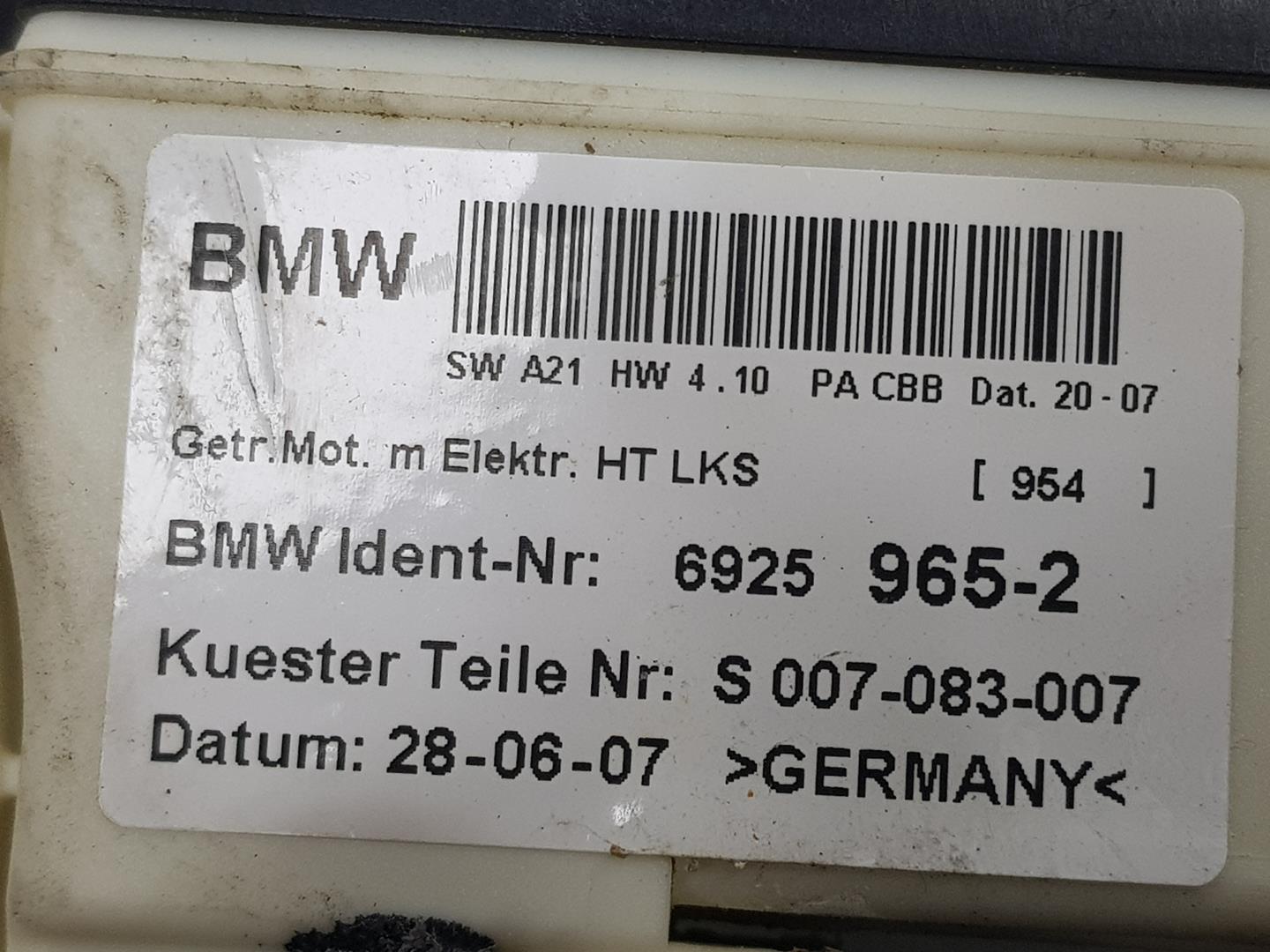 BMW X3 E83 (2003-2010) Bagerste venstre dør vindue kontrolmotor 6925965,67626925965 23753999