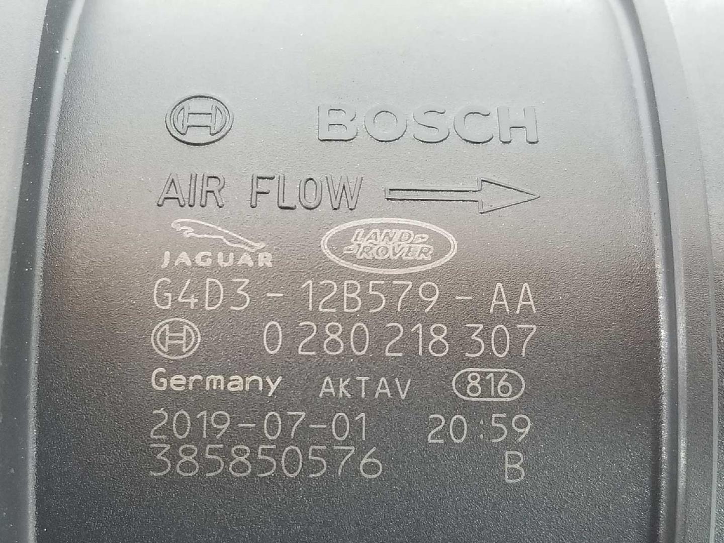 LAND ROVER Range Rover Evoque L538 (1 gen) (2011-2020) Masseluftstrømsensor MAF G4D312B579AA,LR071914 19724881