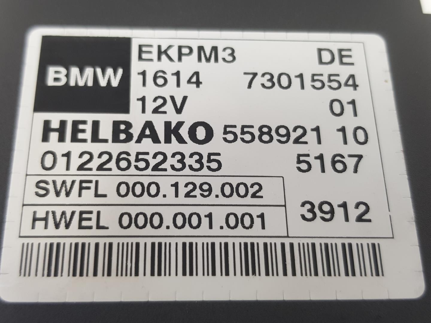 BMW 3 Series F30/F31 (2011-2020) Other Control Units 7301554, 16147301554 23539762