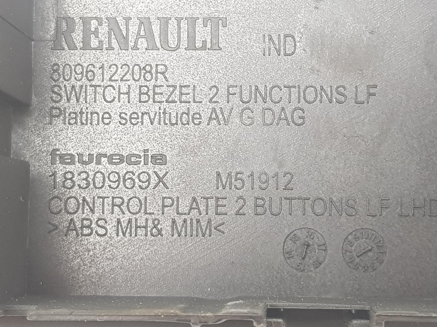 RENAULT Clio 3 generation (2005-2012) Кнопка стеклоподъемника передней левой двери 254118044R, 255700068R 22741021