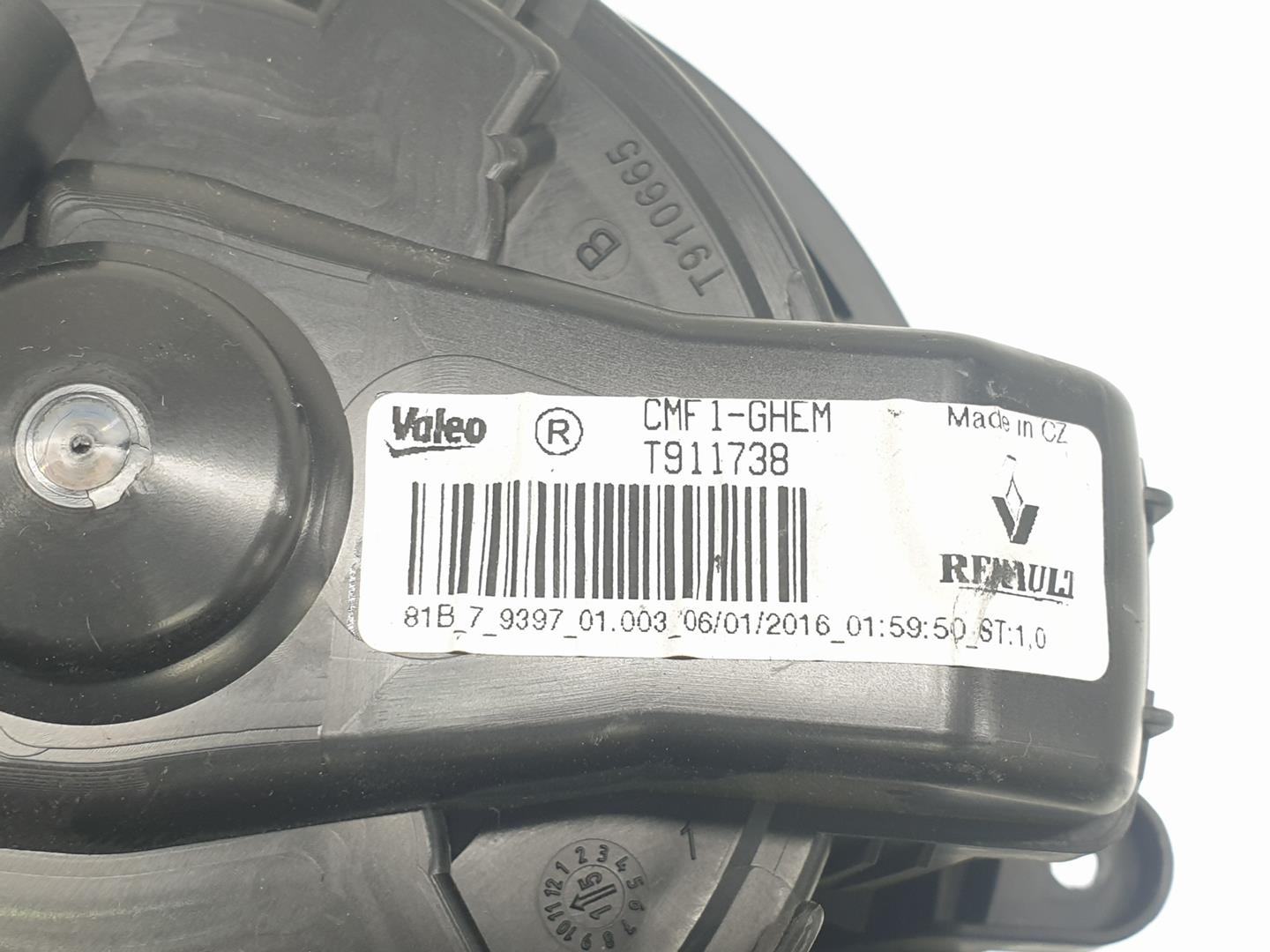 RENAULT Sildītāja ventilators T911738, 272109102R 24245056