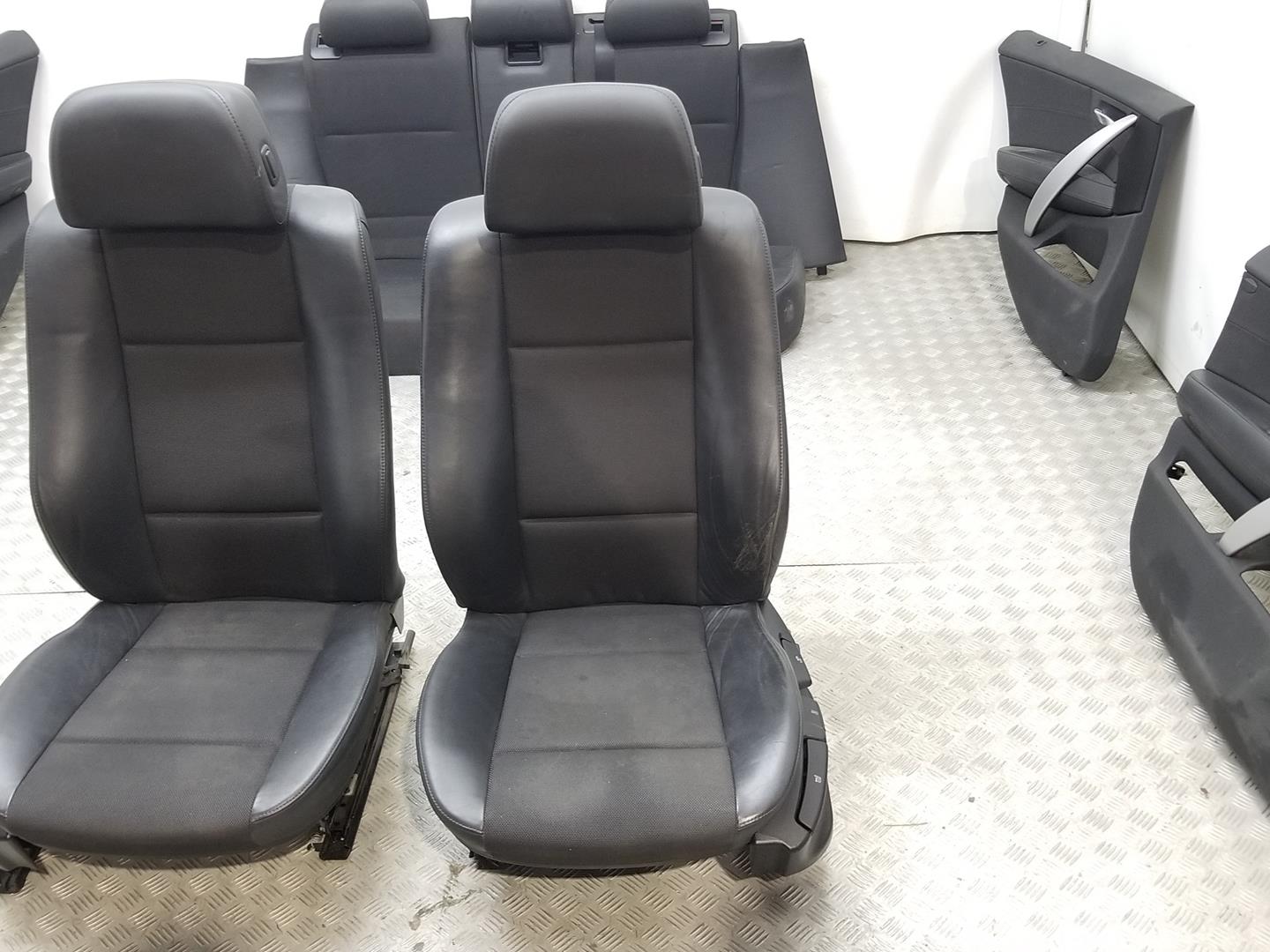 BMW X3 E83 (2003-2010) Seats ASIENTOSDECUEROTELA,MANUALESCOLORNEGRO 19774765