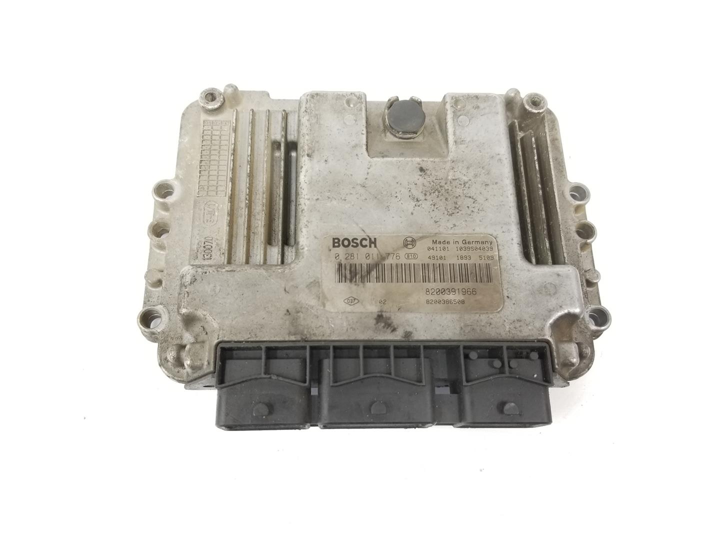 RENAULT Scenic 2 generation (2003-2010) Engine Control Unit ECU 8200391966, 0281011776, 2222DL 19806598