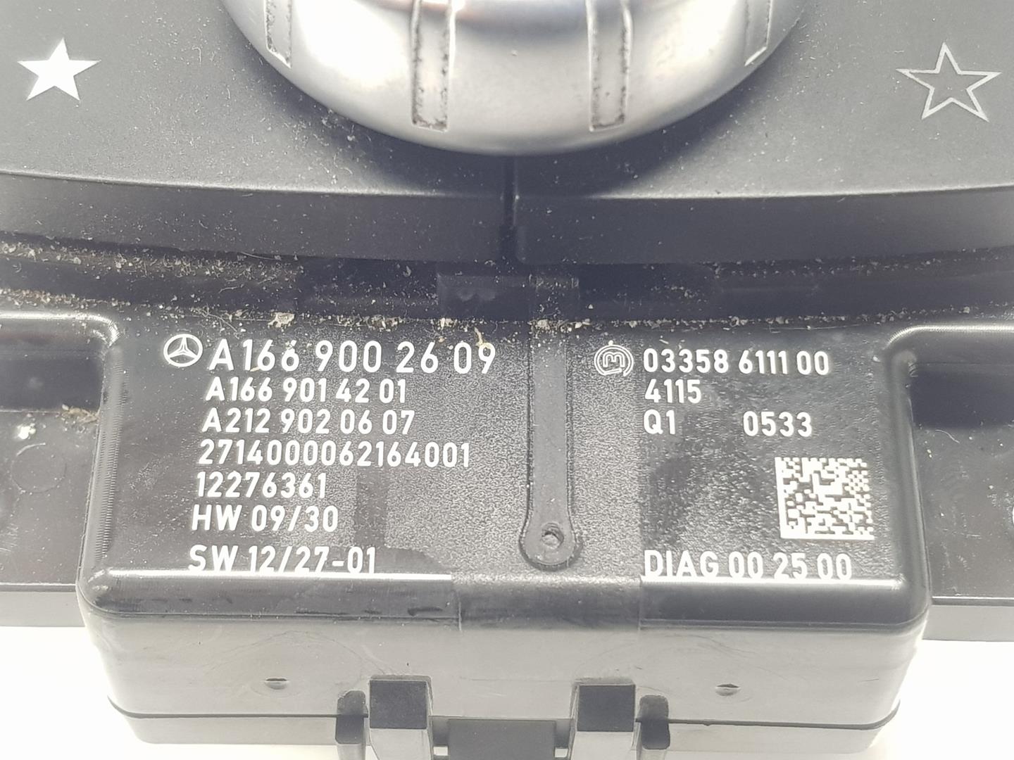 MERCEDES-BENZ M-Class W166 (2011-2015) Navigation Control Knob A1669002609, A1669002609 24223036