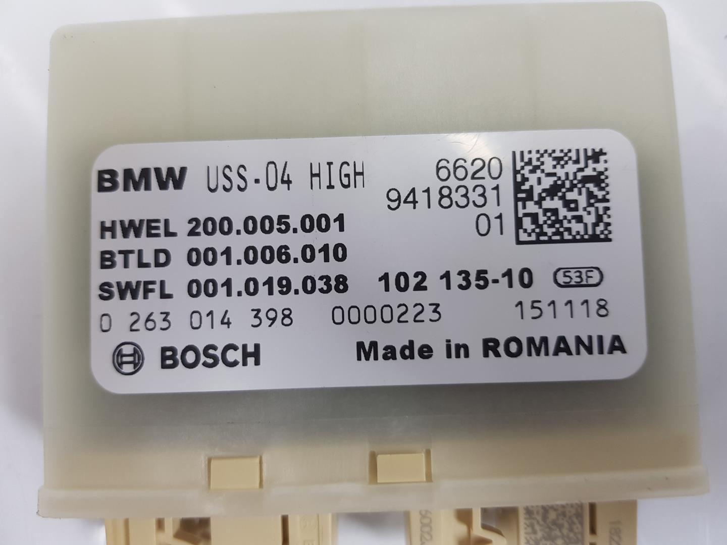 BMW 3 Series G20/G21/G28 (2018-2024) Kiti valdymo blokai 66209418331, 0263014398 24136290