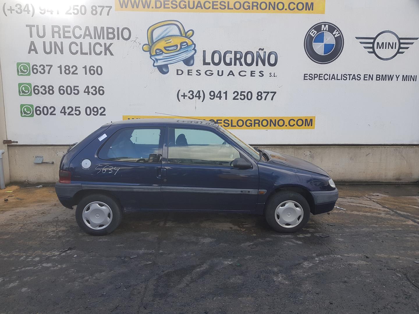 CITROËN Saxo 2 generation (1996-2004) Hätta 7901F6, 7901F6, COLORAZUL 19861729