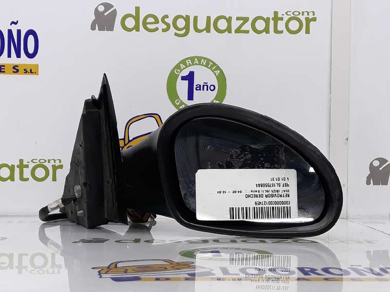 SEAT Ibiza 3 generation (2002-2008) Зеркало передней правой двери 6L1857508AA,6L1857508AA,2222DL 26353299