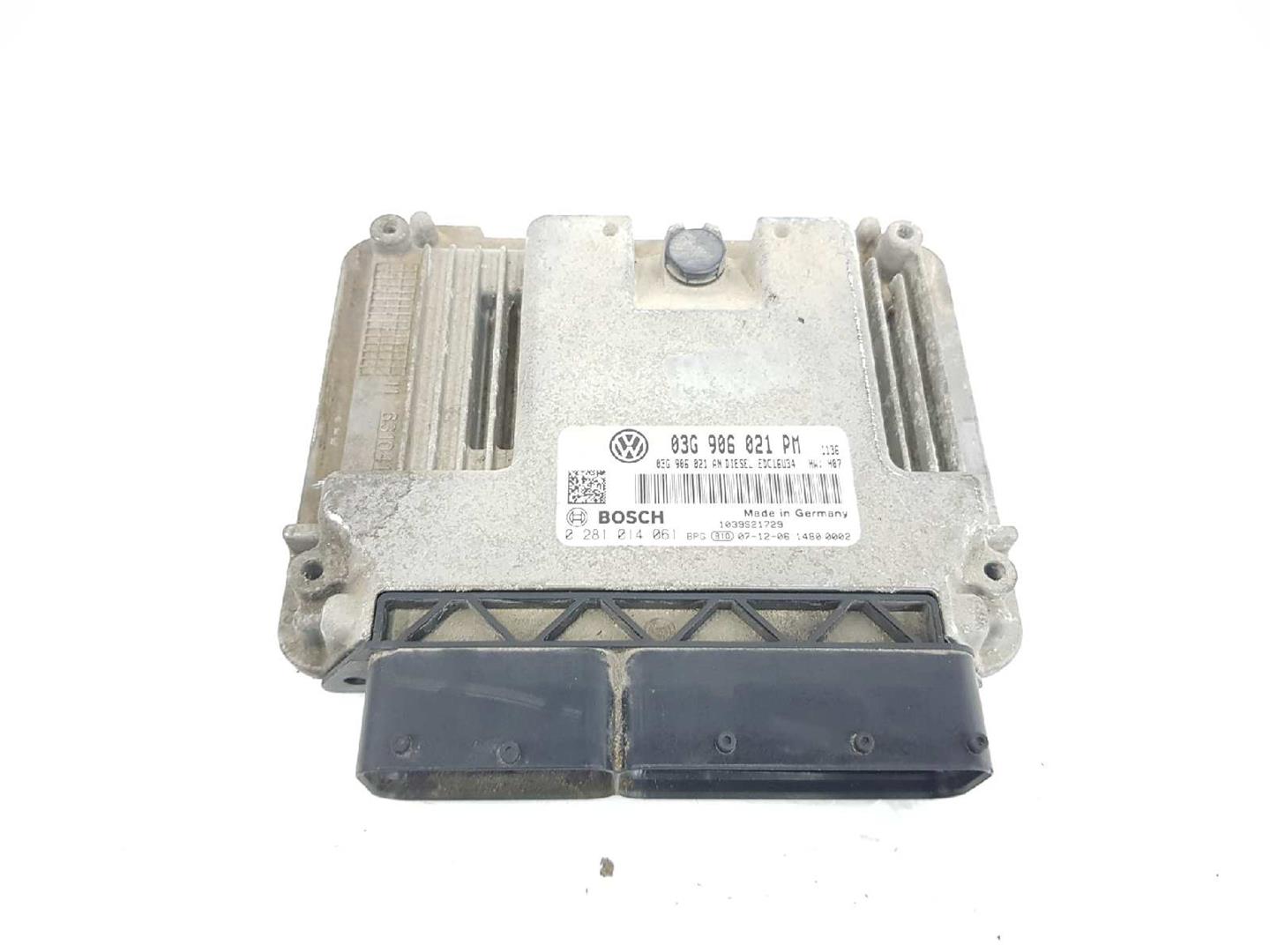 VOLKSWAGEN Golf 5 generation (2003-2009) Moottorin ohjausyksikkö ECU 03G906021PM,0281014061,EDC16U34 19604052