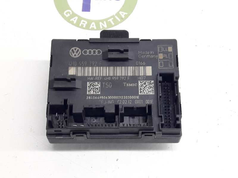 VOLKSWAGEN Touareg 2 generation (2010-2018) Other Control Units 4H0959792F, 4H0959792F 19656664