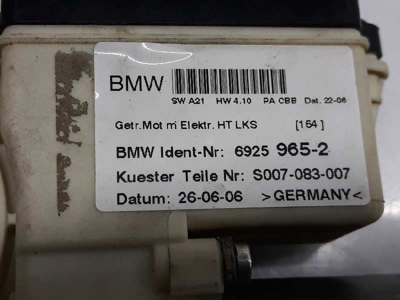 BMW X3 E83 (2003-2010) Rear Left Door Window Control Motor 67626925965,0130822237,6925965 19626918