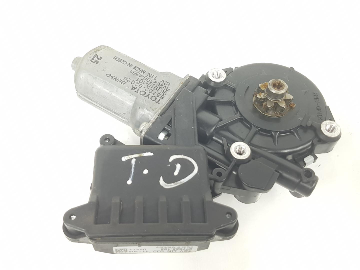 TOYOTA Avensis T27 70 Series (1984-2024) Rear Right Door Window Control Motor 8570202020,6983005130 24251916