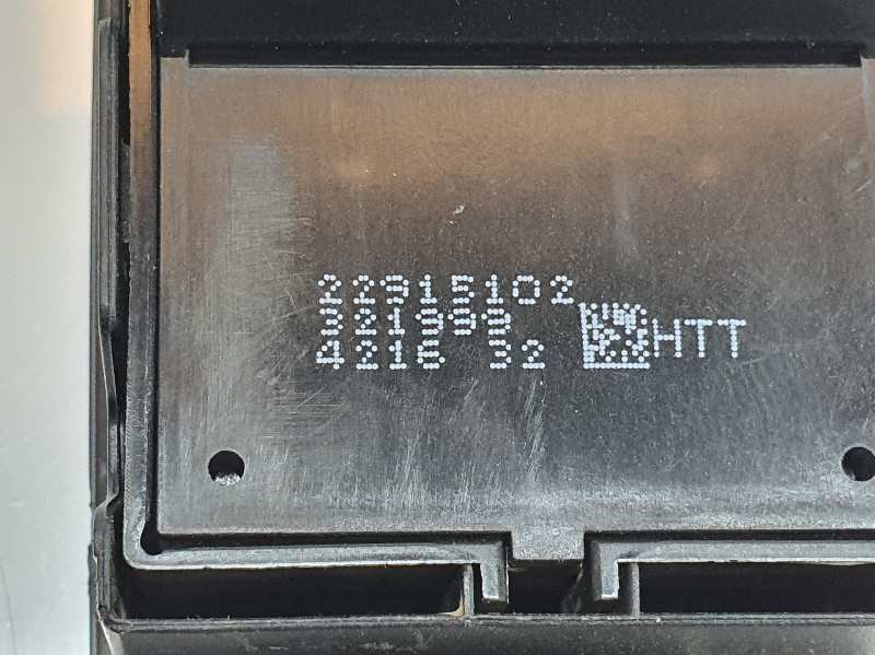 OPEL Insignia A (2008-2016) Кнопка стеклоподъемника передней правой двери 22915102, 1239202, 2222DL 19744653