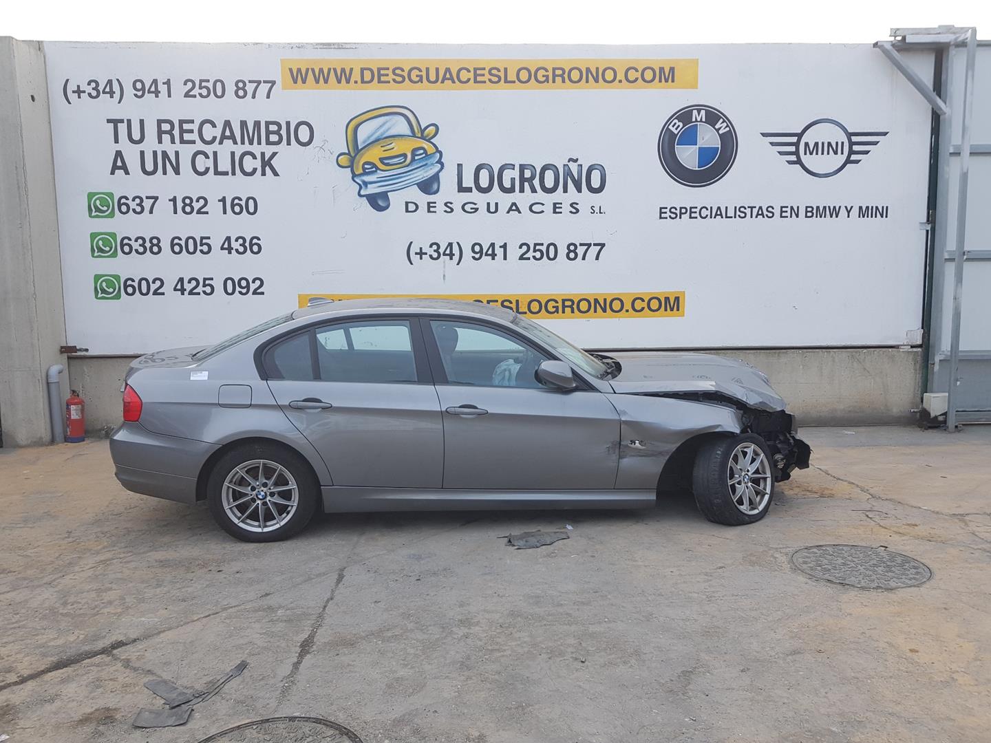 BMW 3 Series E90/E91/E92/E93 (2004-2013) Rear Left Door 41007203647, 41007203647, COLORGRISA52 19784854