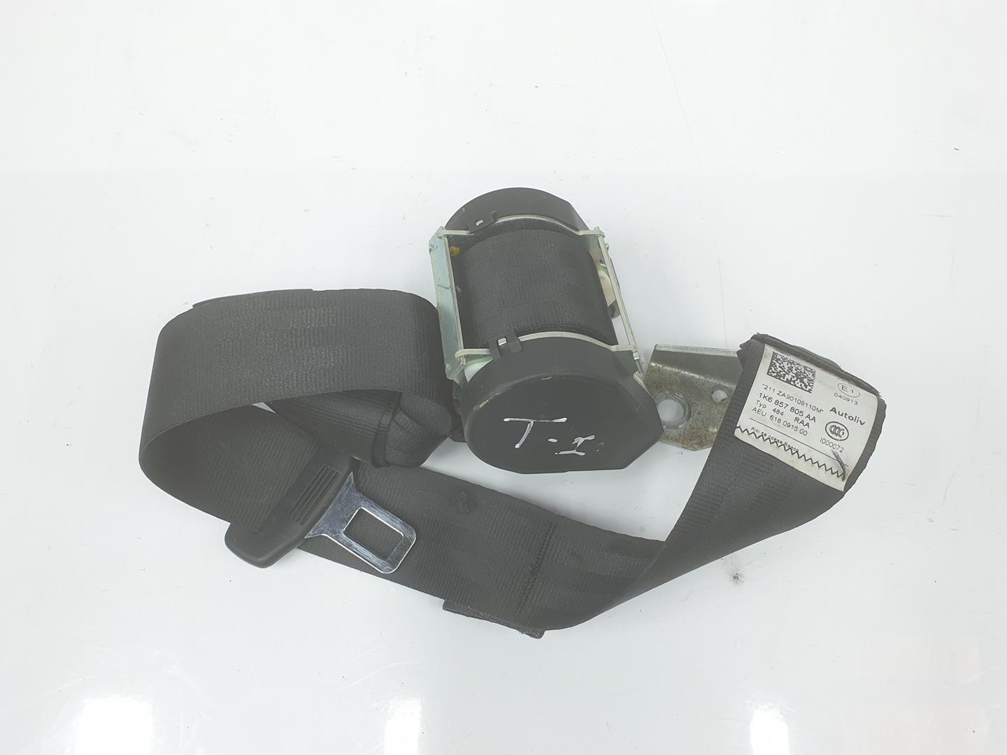 VOLKSWAGEN Golf 6 generation (2008-2015) Rear Left Seatbelt 1K6857805AA, 1K6857805AA 19846317