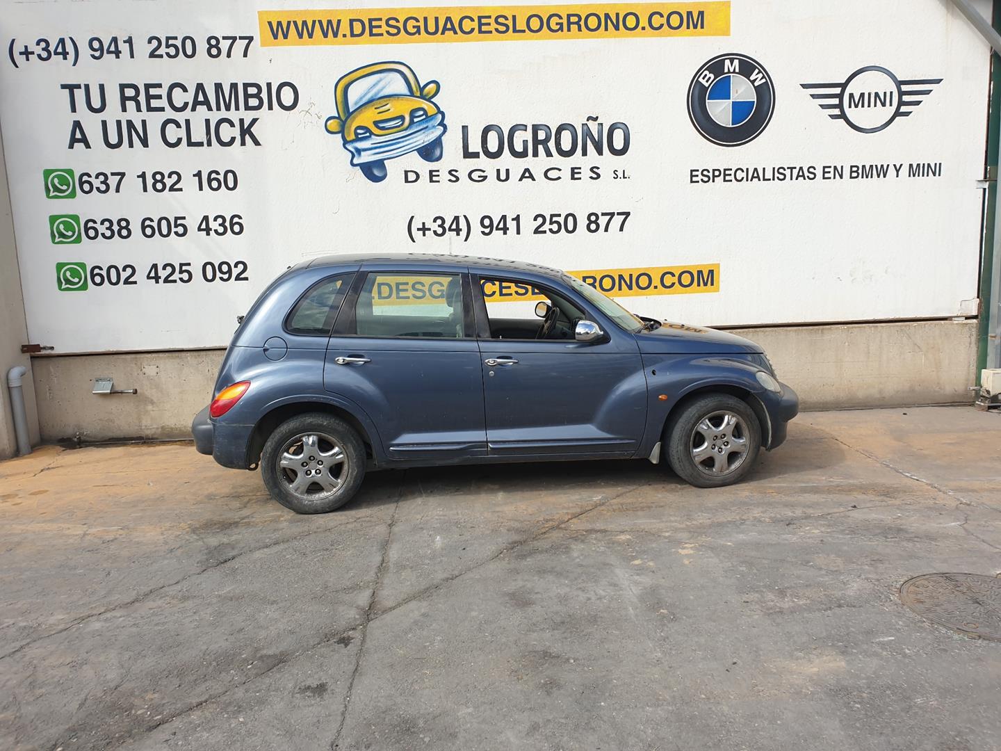 CHRYSLER PT Cruiser 1 generation (2000-2010) Крыло переднее правое 5015484AA, 5015484AA, COLORGRIS 19842441