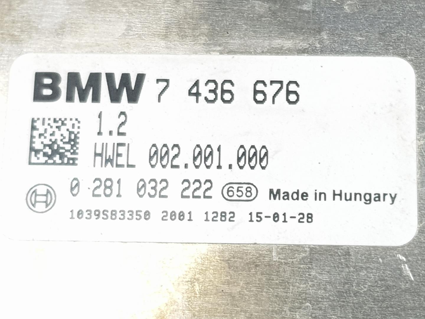 BMW X5 F15 (2013-2018) Kiti valdymo blokai 7436676, 7436676 24235505